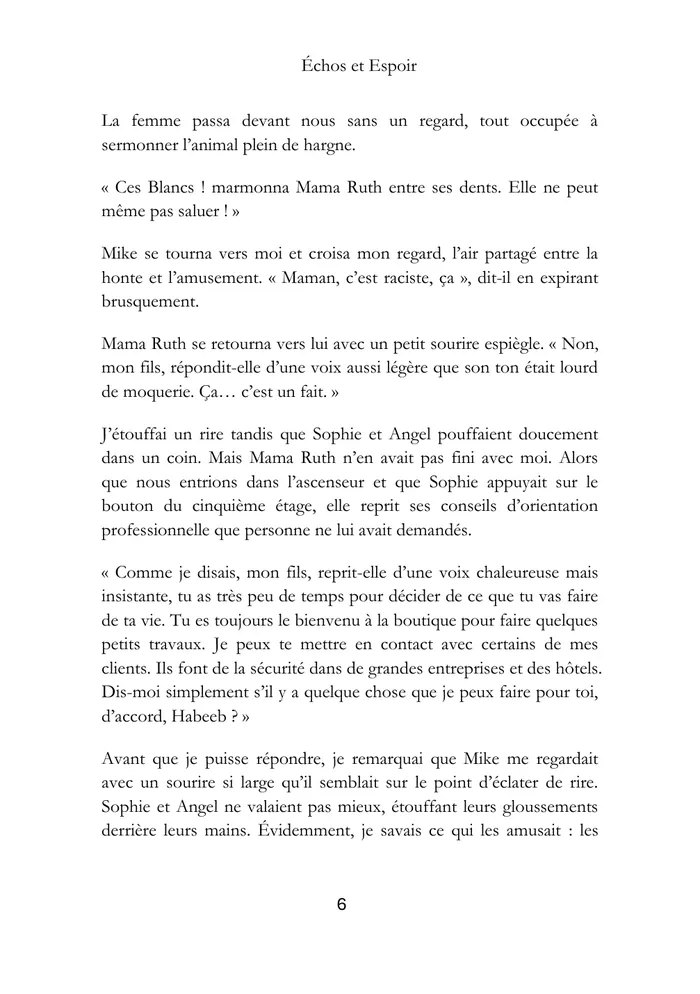 Page 12 d’Échos et Espoir